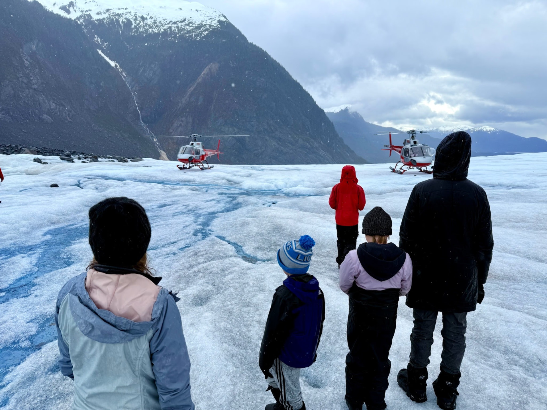 Helicopter to Mendenhall Glacier in Juneau